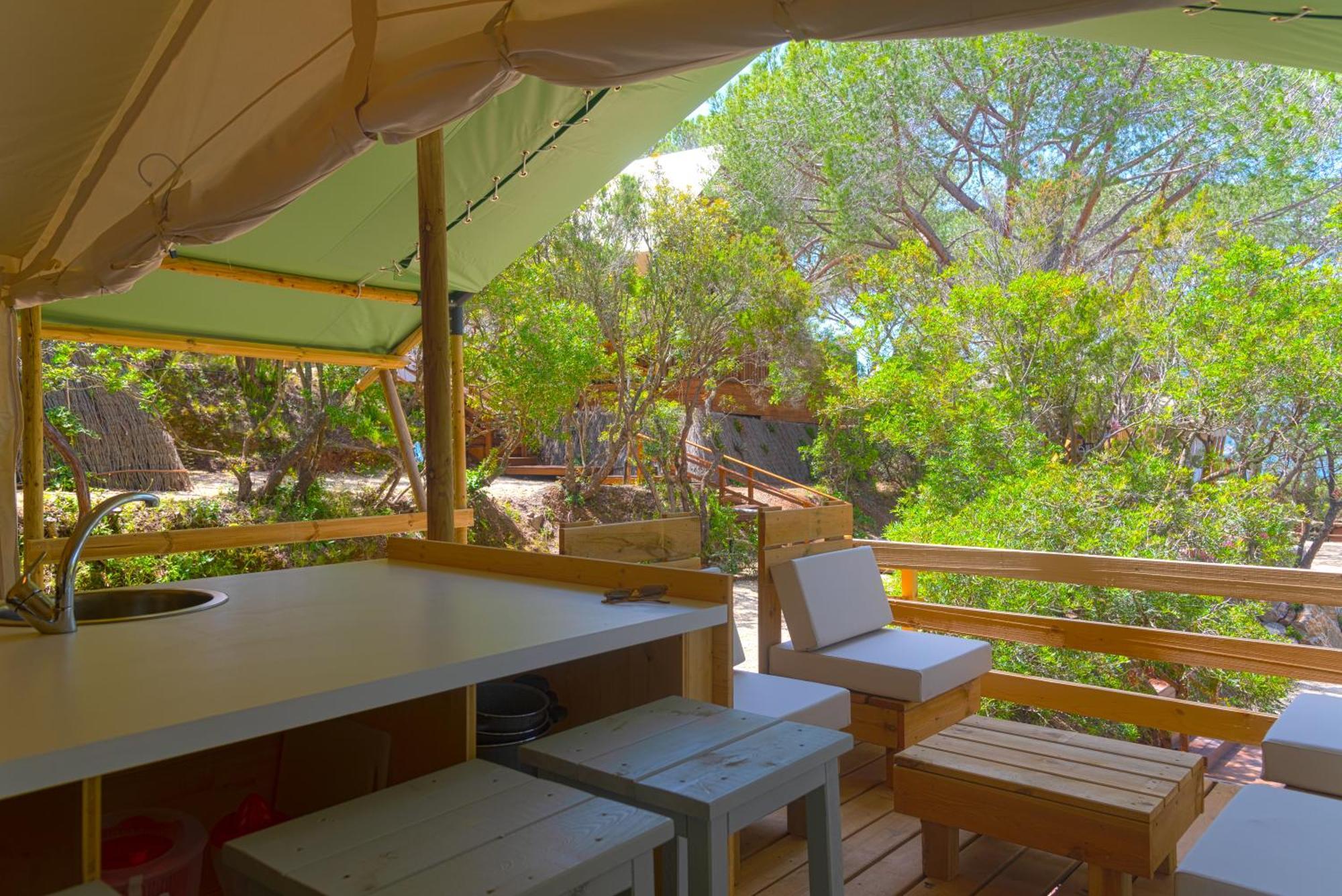 Camping Lacona Pineta กาโปลิเวรี ภายนอก รูปภาพ